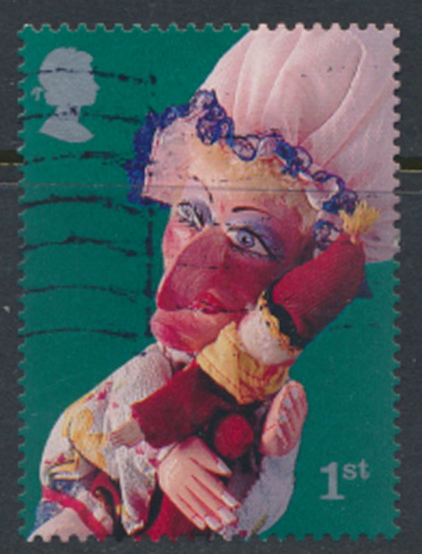 GB SG 2231 SC# 1992 Punch and Judy Die Cut Perf 14 x 15½ Used  see scans