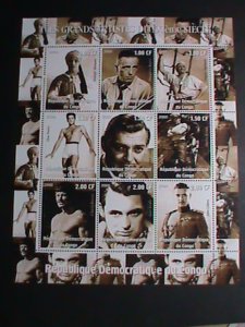 ​CONGO STAMP:2000 FAMOUS HOLLYWOOD MOVIES EVENTS STAMPS MNH FULL SHEET VF