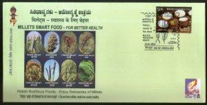 India 2024 Millets Smart Food for Better Health Agriculture Special Cover 7487