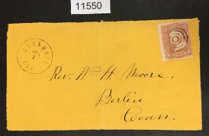 MOMEN: US STAMPS  POSTAL COVER USED LOT #11550