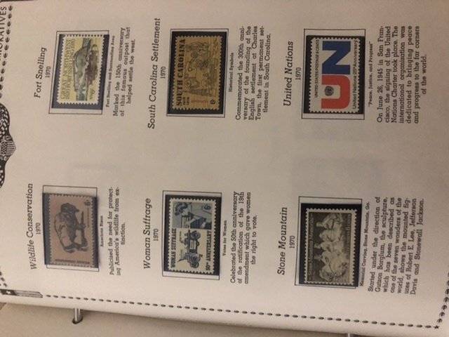 The All American Stamp Album Mint Stamps Very Nice Starts At 1933 Almost Full