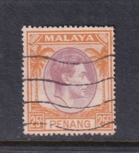 Malaya Penang 1949 Sc 16 25c Used