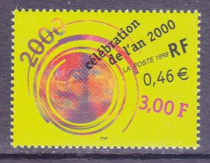 France 2733 MNH 1999 Celebrating the Year 2000 Issue Very Fine