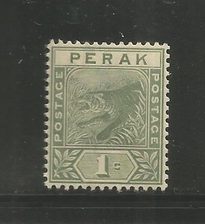 MALAYA, PERAK  42  MNH,  TIGER