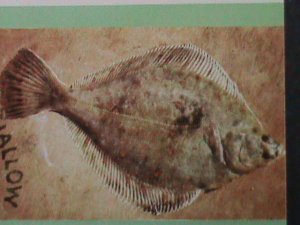 ​EYNHALLOW-SCOTLAND-PROMOTION SALES- LOVELY FISH CTO IMPERF S/S VERY FINE-RARE