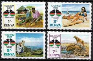 Kenya #398-401 MNH Set - Tourism