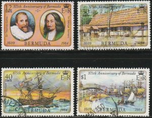 Bermuda, #449-452 Used From 1984