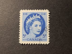 CA S#341 U-VF $0.05 04/01/1954 - QEII Wilding Portrait