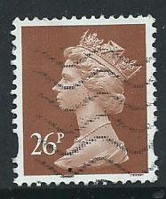 GB Machin 26p QE II  SG Y1691 Fine Used