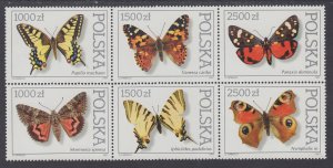 Poland 3055a Butterflies MNH VF