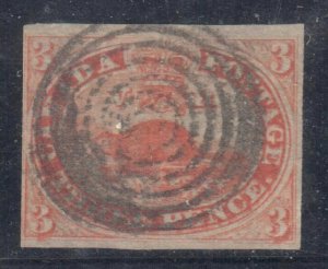 Canada Used #4d VF -- Beaver Imperforated