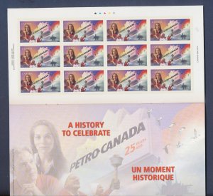 CANADA - Scott 1867a, BK231 - PetroCanada Booklet - 2000 - two scans