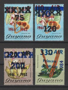 GUYANA 1984 SG 1291/4 MNH Cat £42