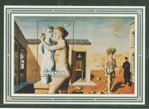 Rwanda #1110 Mint (NH) Souvenir Sheet (Art)