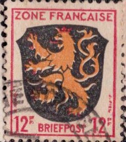 Germany -French Occupation 1945 -  4N6 Used