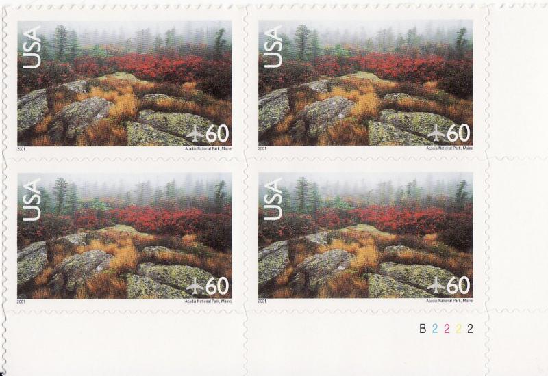 C138 Acadia National Park 60c MNH LR PB4 B2222