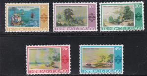 Trinidad & Tobago # 262-266, Paintings by Cazabon, Mint NH, 1/2 Cat.