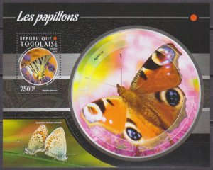 2015 Togo 6643/B1144 Butterflies 10,00 €