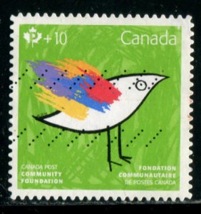 B24 Canada P+10 Stylized Bird SA, used