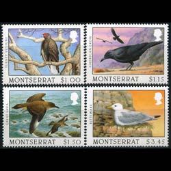 MONTSERRAT 1997 - Scott# 916-9 Scavenger Birds Set of 4 NH