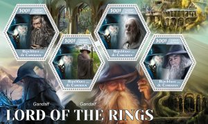 Stamps. Cinema. The Lord of the Rings 2022 year 1+1 sheets perforated MNH**