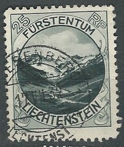 Liechtenstein =  Scott # 98 - Used