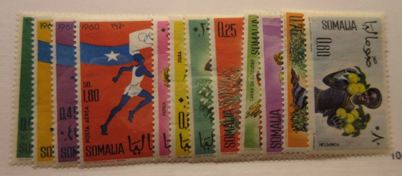 SOMALIA Scott: 248-9, C73-4, 250-7, MINT LIGHTLY HINGED, Lot22, Cat $8.45