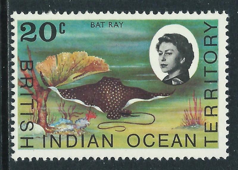 British Indian Ocean Territory, Sc #19, 20c MH