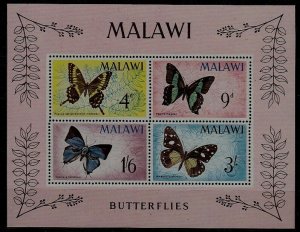 Malawi 40a MNH s/s Butterflies SCV25