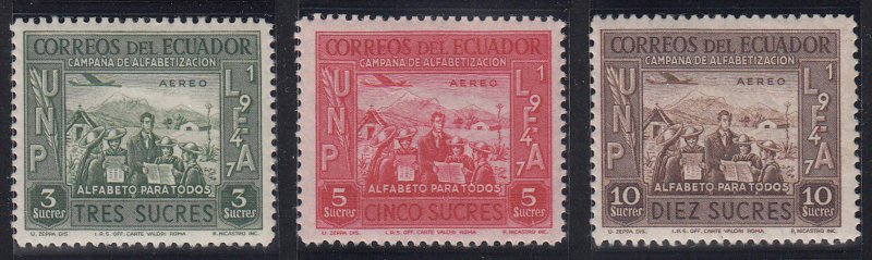 Ecuador - 1948 - SC C190-92 - NH - High values