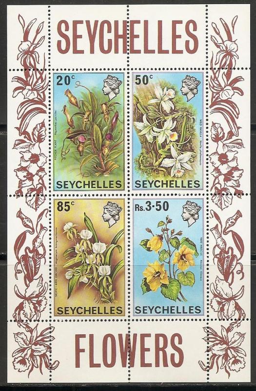 Seychelles 283a 1970 Flowers s.s. MNH