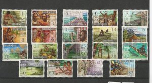 Papua New Guinea, Postage Stamp, #369-388 Mint NH, 1973-74 (P)