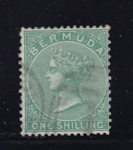 Bermuda Scott # 9 F-VF used neat cancel nice color cv $ 150 ! see pic !