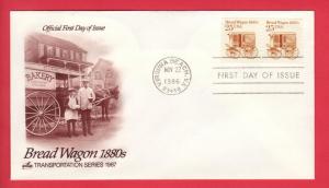 #2136 Bread Wagon - Artcraft Cachet Transportation