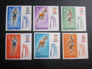 Grenada 1968 Sc 280-285 set MNH