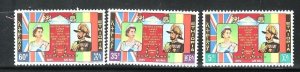 Ethiopia Sc c86-88 NH set of 1965 - Visit of British Queen