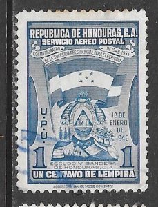 Honduras C170: 1c Coat of Arms, used, F-VF