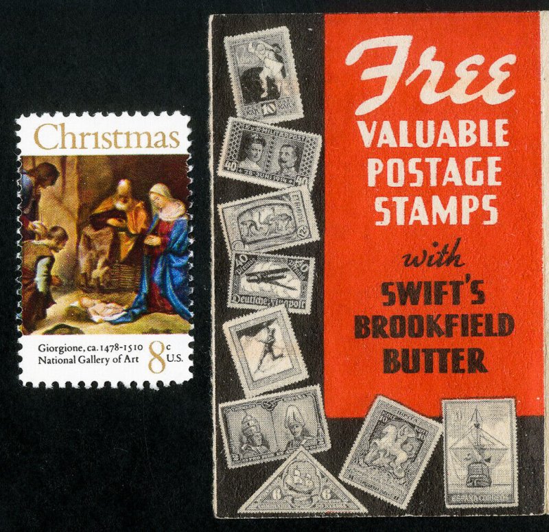 Brookfield Stamps Antique Ad With Free Bosnia Stamp