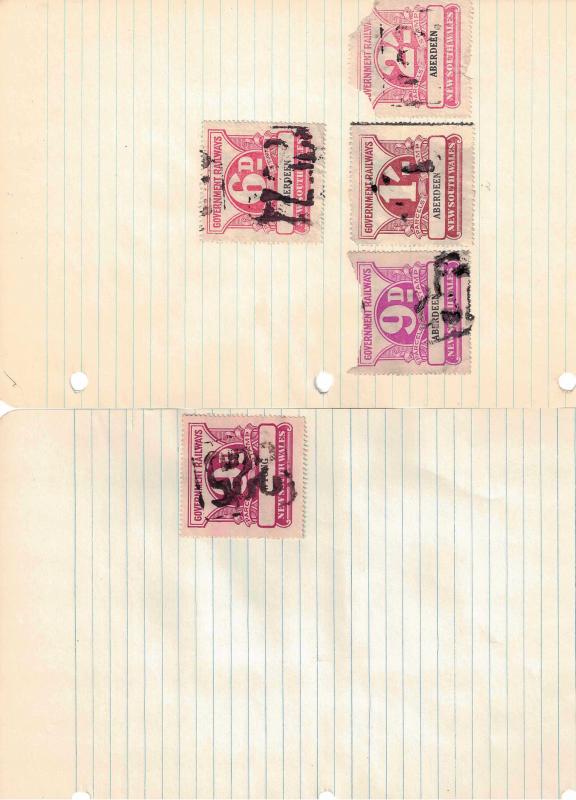 2-Binder hoard of Foreign Railroad Stamps - 350 3 ring pages 1-15 per page