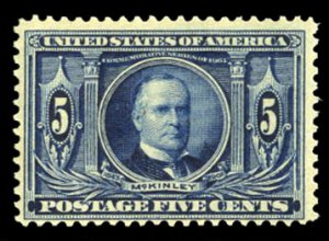 United States, 1904-9 #326 Cat$180, 1904 5c dark blue, never hinged