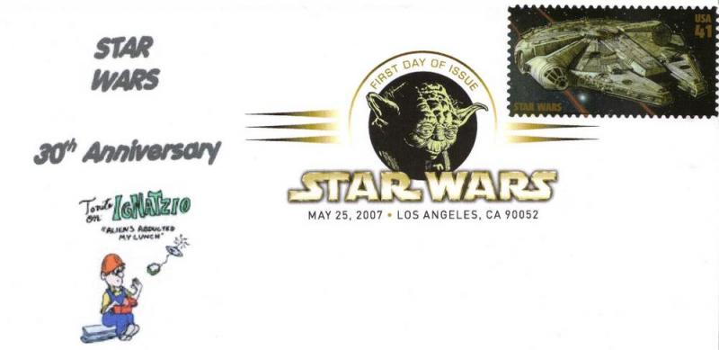 Star Wars FDCs (w/ DCP cancel) from Toad Hall Covers!