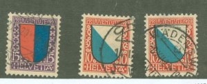 Switzerland #B15-B17  Single (Complete Set)