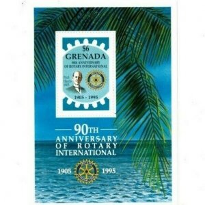 Grenada - 1995 - Rotary 90th - Souvenir Sheet - MNH (Scott#2452)