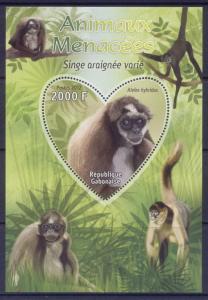 Animals Fauna Birds Marine Reptiles Gabon MNH stamp set 10 diff. sheets
