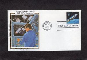 C122 Spacecraft, FDC Colorano Silk