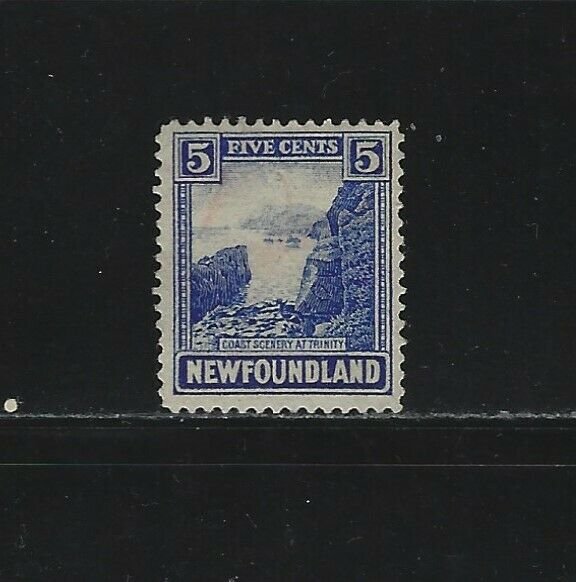 NEWFOUNDLAND - #135 - 5c COAST OF TRINITY USED STAMP