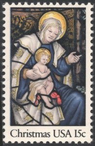 SC#1842 15¢ Madonna and Child Single (1980) MNH