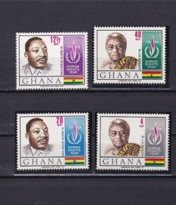 SA12b Ghana 1968 Human Rights Year mint stamps