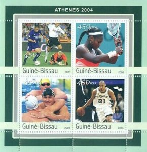 Guinea - Bissau 2003 - Athenes 2004 4v. Y&T 1146-1149, Michel 2064-2067