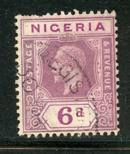 Nigeria # 28, Used. CV $ 9.00